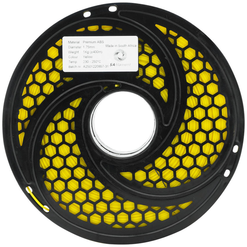 SA Filament Devices SA Filament ABS Premium Filament 1kg - Yellow