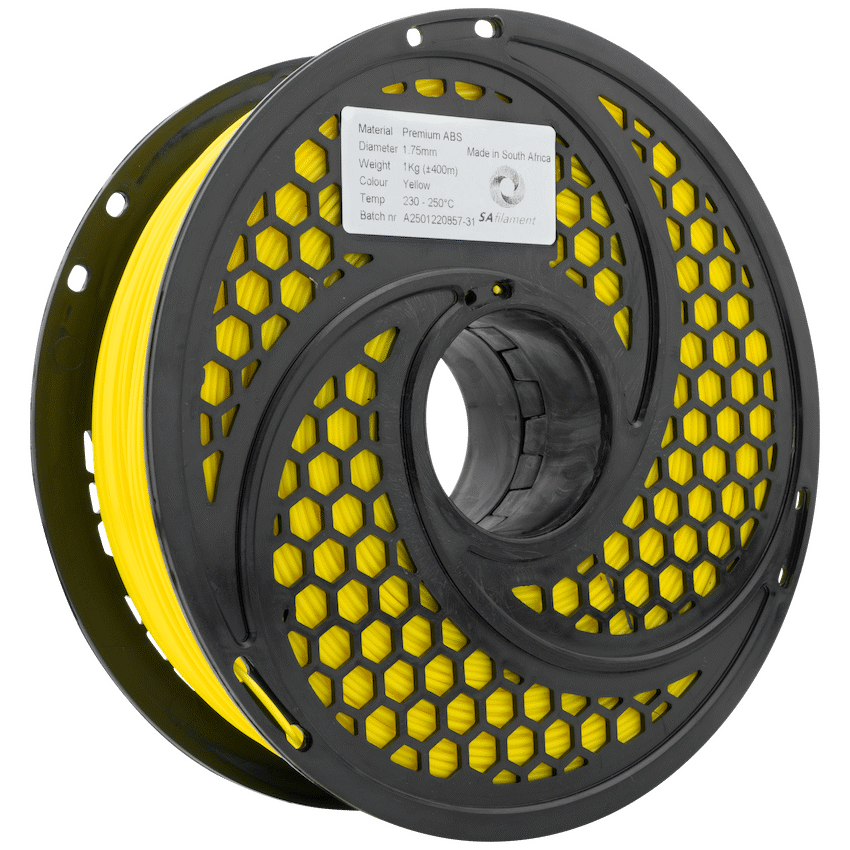 SA Filament Devices SA Filament ABS Premium Filament 1kg - Yellow