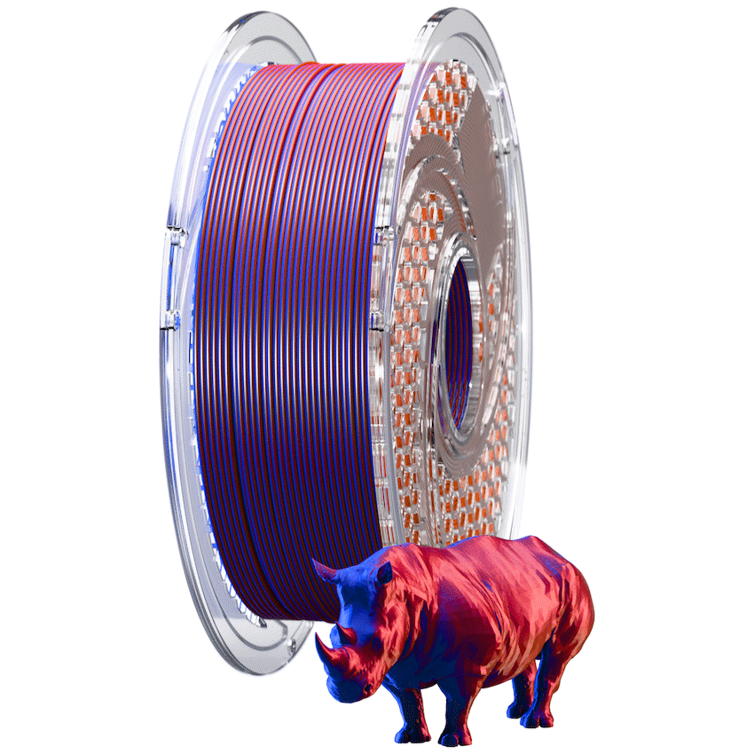 SA Filament Devices SA Filament Dual Silk PLA Filament 750g - Blue Blood
