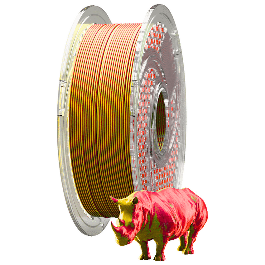 SA Filament Devices SA Filament Dual Silk PLA Filament 750g - Golden Scarlet