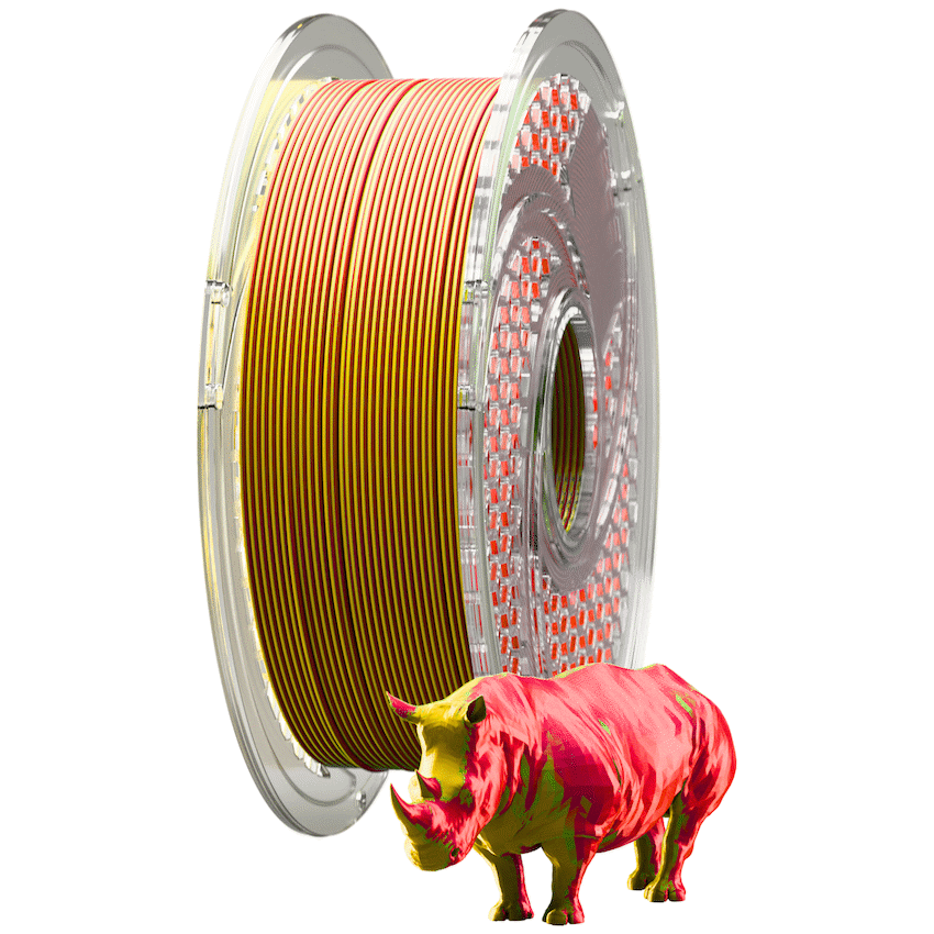 SA Filament Devices SA Filament Dual Silk PLA Filament 750g - Golden Scarlet
