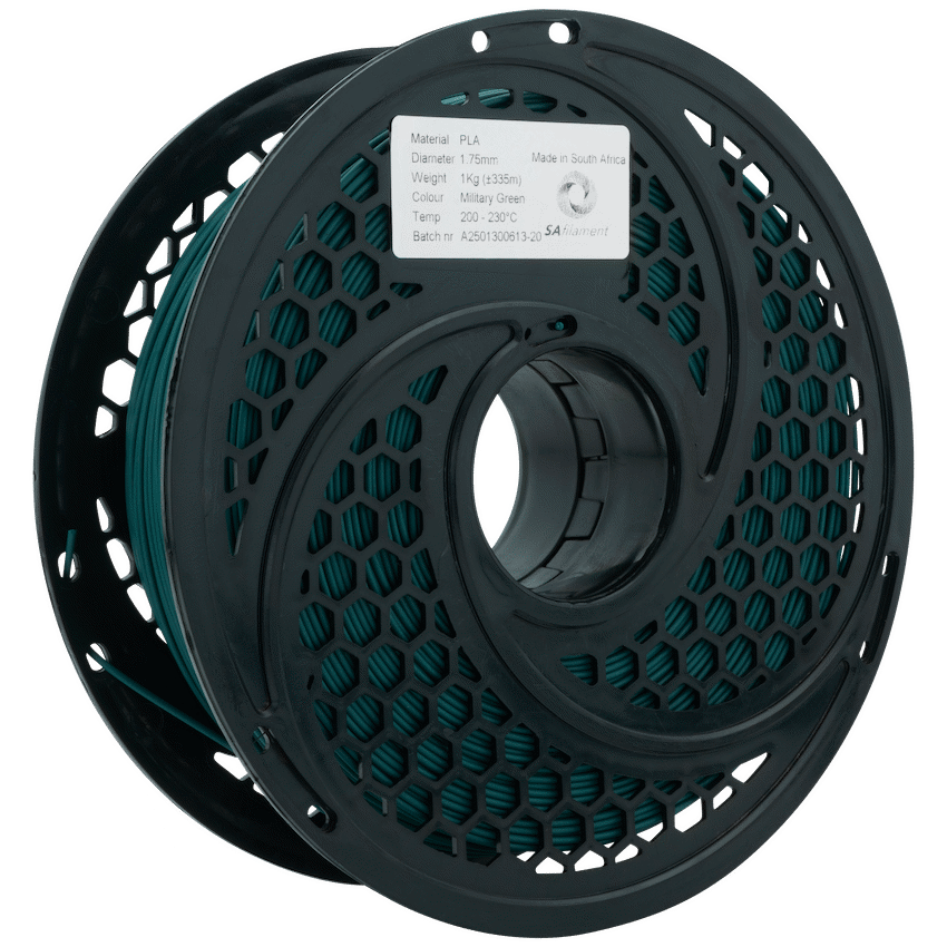 SA Filament Devices SA Filament PLA Filament 1kg - Military Green