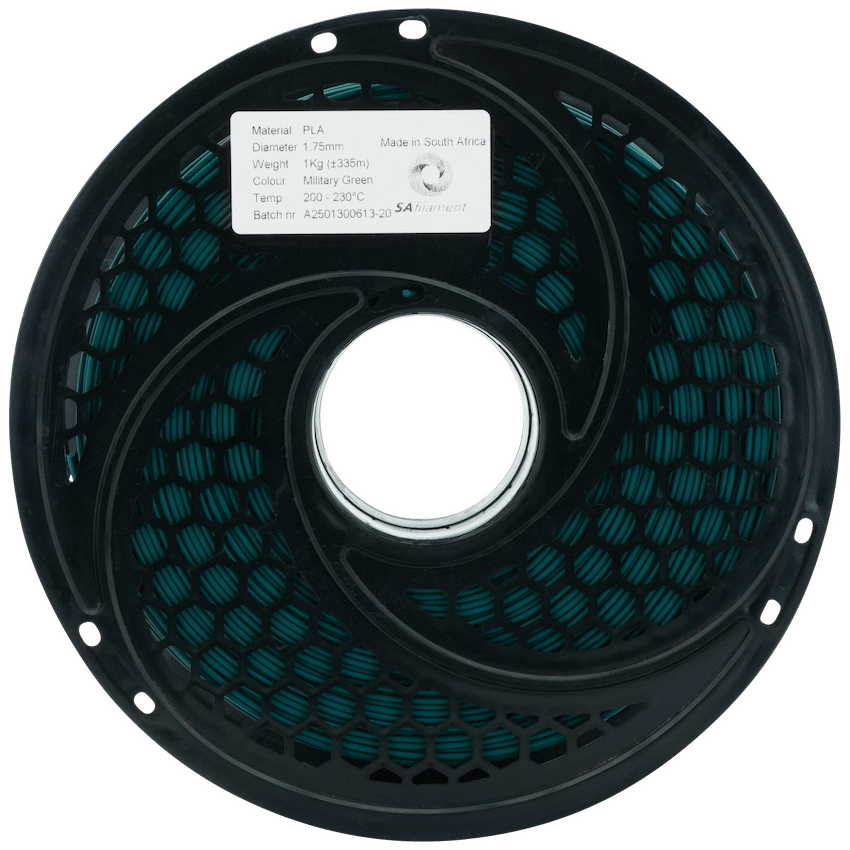 SA Filament Devices SA Filament PLA Filament 1kg - Military Green