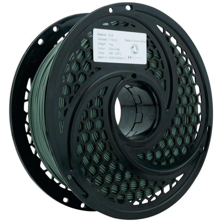 SA Filament Devices SA Filament PLA Filament 1kg - Olive Drab