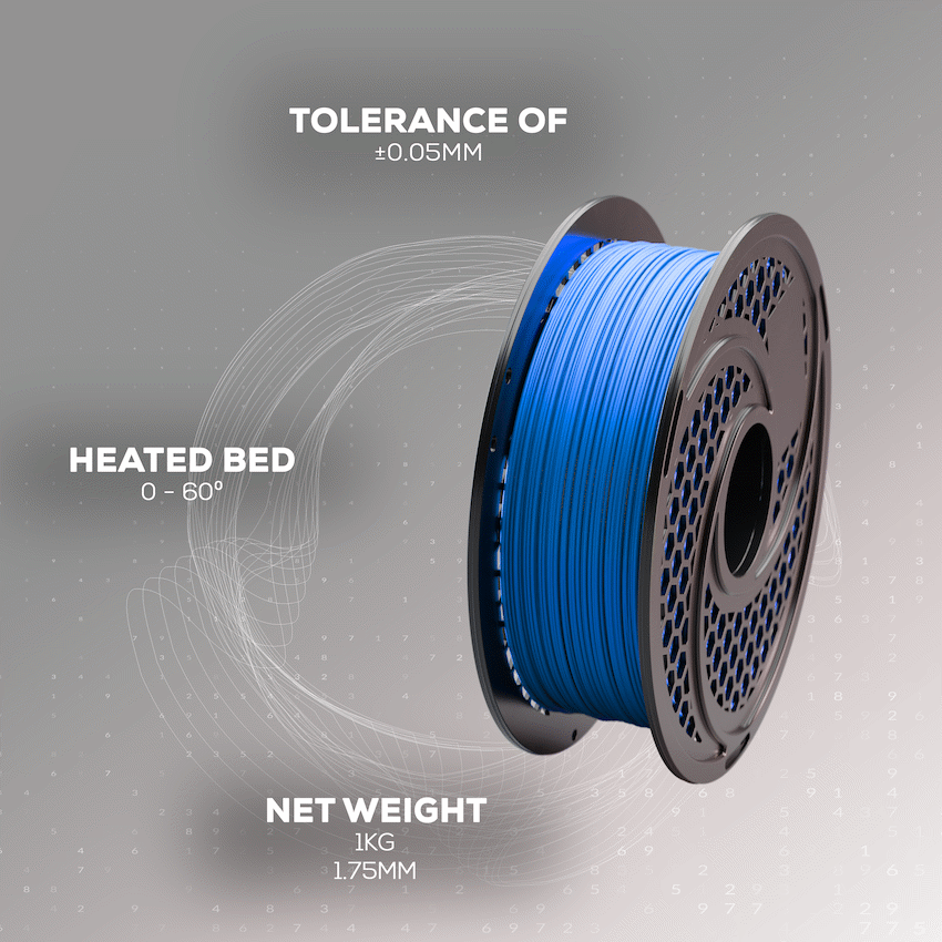 SA Filament Devices SA Filament PLA Hyper Filament 1kg - Blue