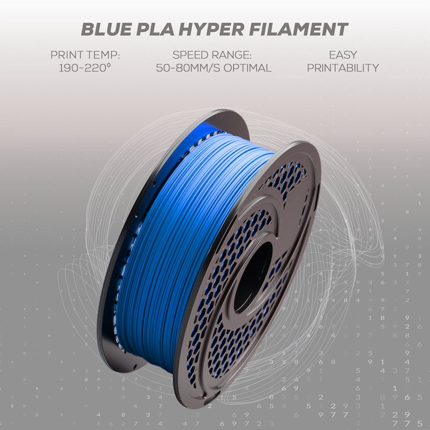 SA Filament Devices SA Filament PLA Hyper Filament 1kg - Blue