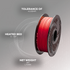 SA Filament Devices SA Filament PLA Hyper Filament 1kg - Red