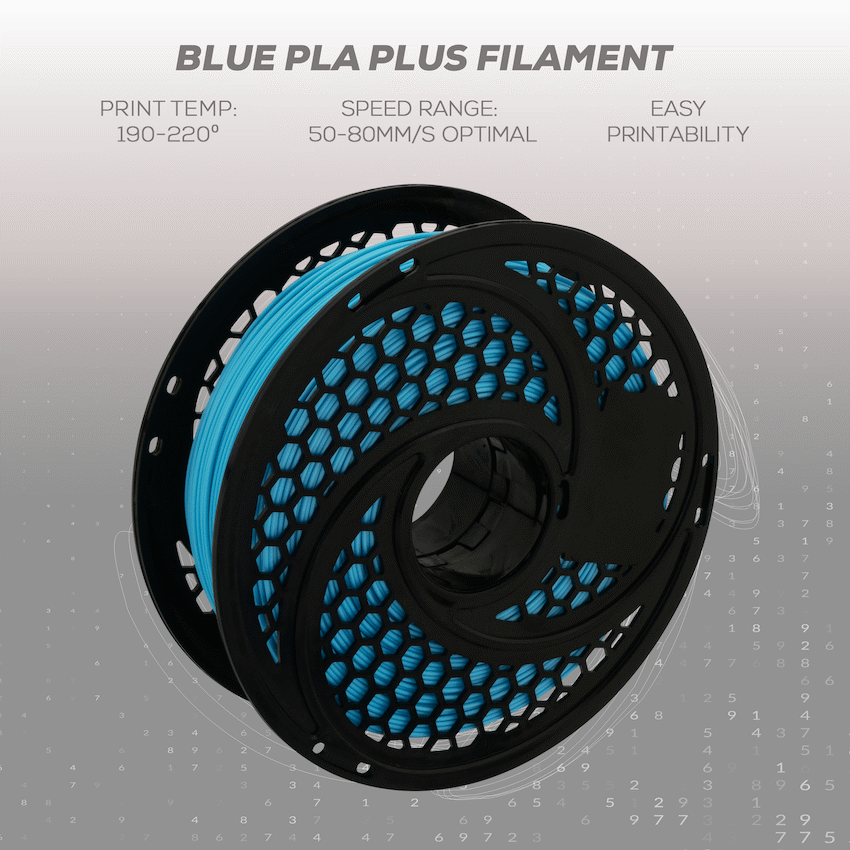 SA Filament Devices SA Filament PLA Plus Chrome Filament 1kg - Blue