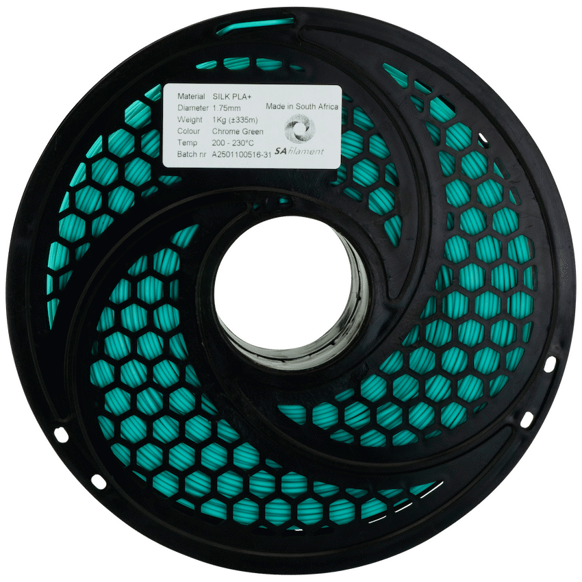 SA Filament Devices SA Filament PLA Plus Chrome Filament 1kg - Green