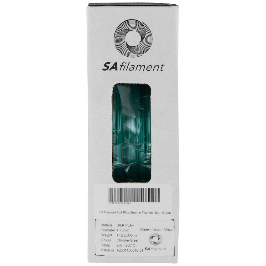 SA Filament Devices SA Filament PLA Plus Chrome Filament 1kg - Green