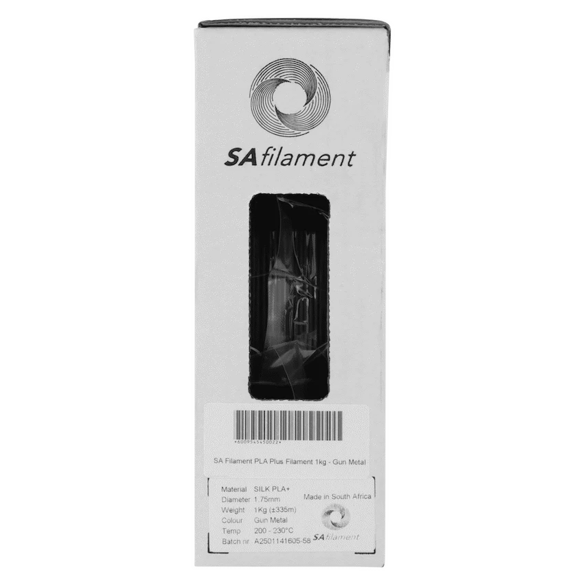 SA Filament Devices SA Filament PLA Plus Filament 1kg - Gun Metal