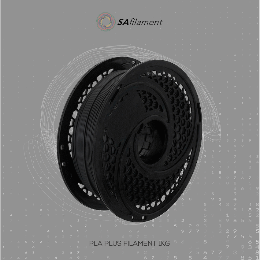 SA Filament Devices SA Filament PLA Plus Filament 1kg - Gun Metal