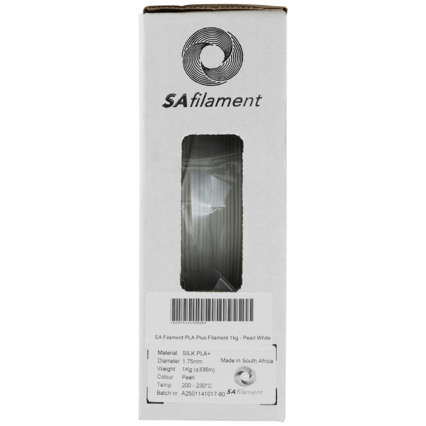 SA Filament Devices SA Filament PLA Plus Filament 1kg - Pearl White