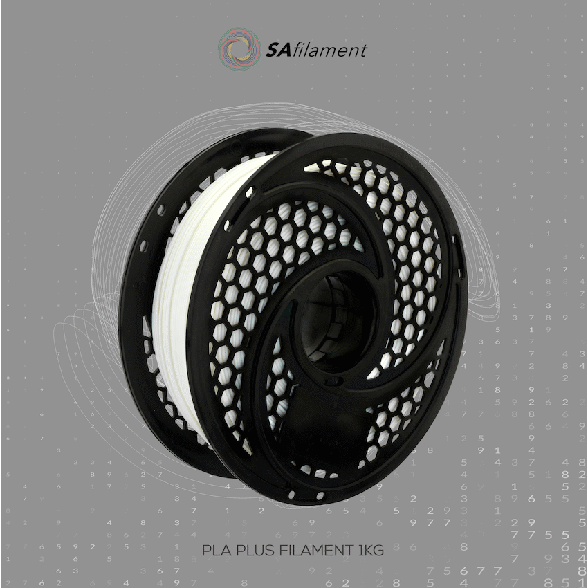 SA Filament Devices SA Filament PLA Plus Filament 1kg - Pearl White