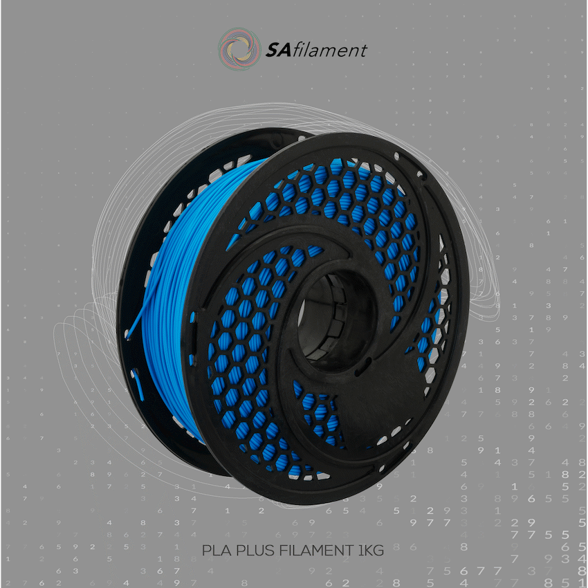 SA Filament Devices SA Filament PLA Plus Filament 1kg - Sky Blue