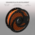 SA Filament Devices SA Filament Silk PLA Plus Filament 1kg - Orange