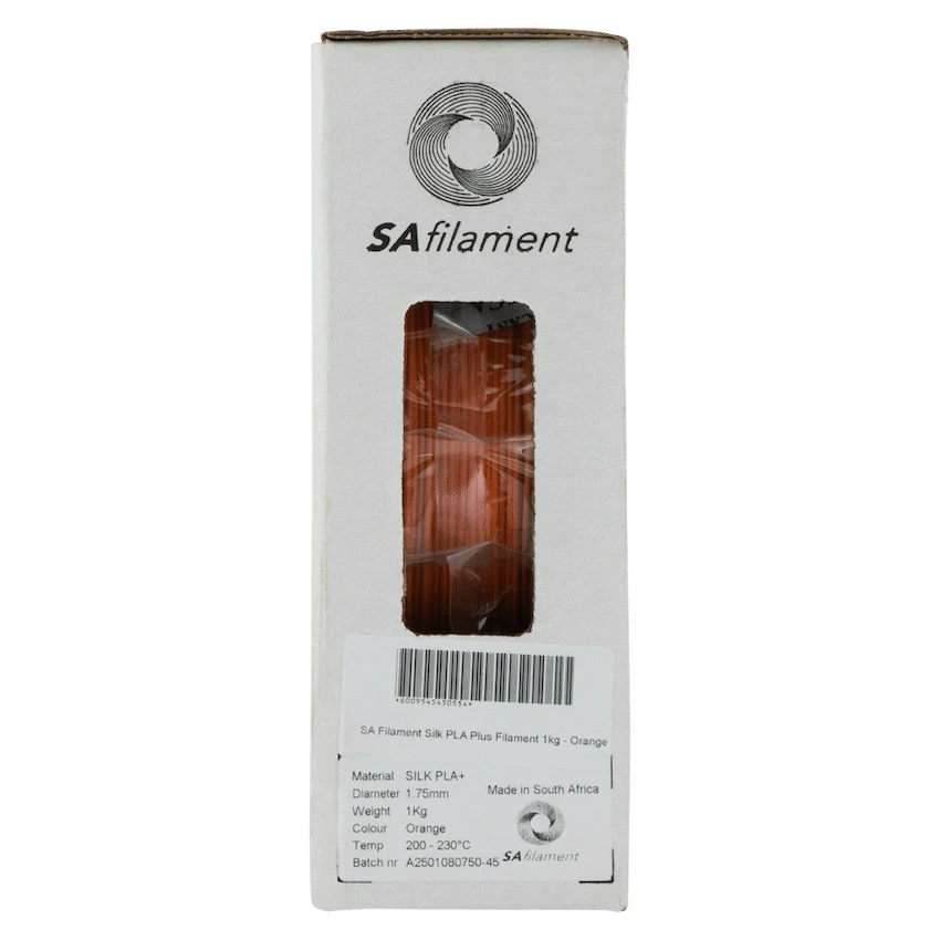 SA Filament Devices SA Filament Silk PLA Plus Filament 1kg - Orange