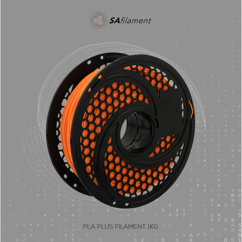 SA Filament Devices SA Filament Silk PLA Plus Filament 1kg - Orange