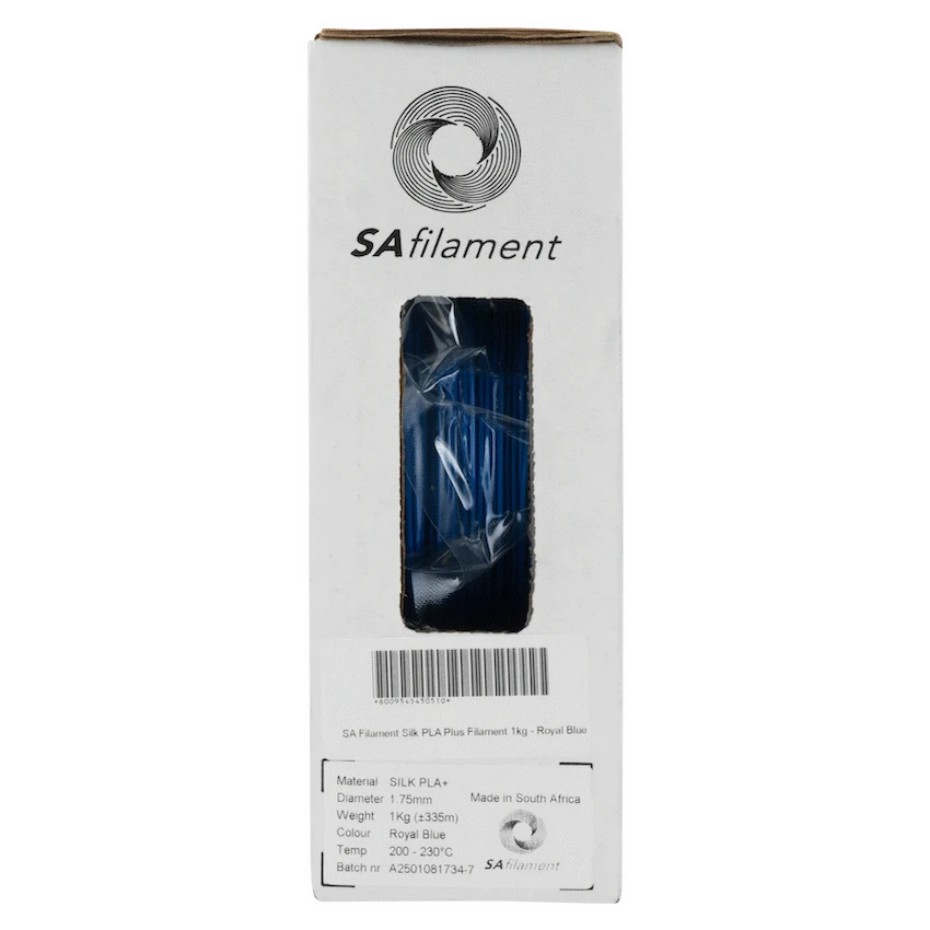 SA Filament Devices SA Filament Silk PLA Plus Filament 1kg - Royal Blue