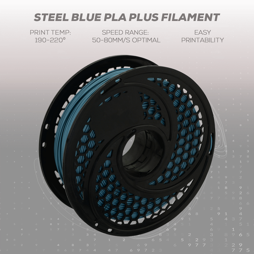 SA Filament Devices SA Filament Silk PLA Plus Filament 1kg - Steel Blue
