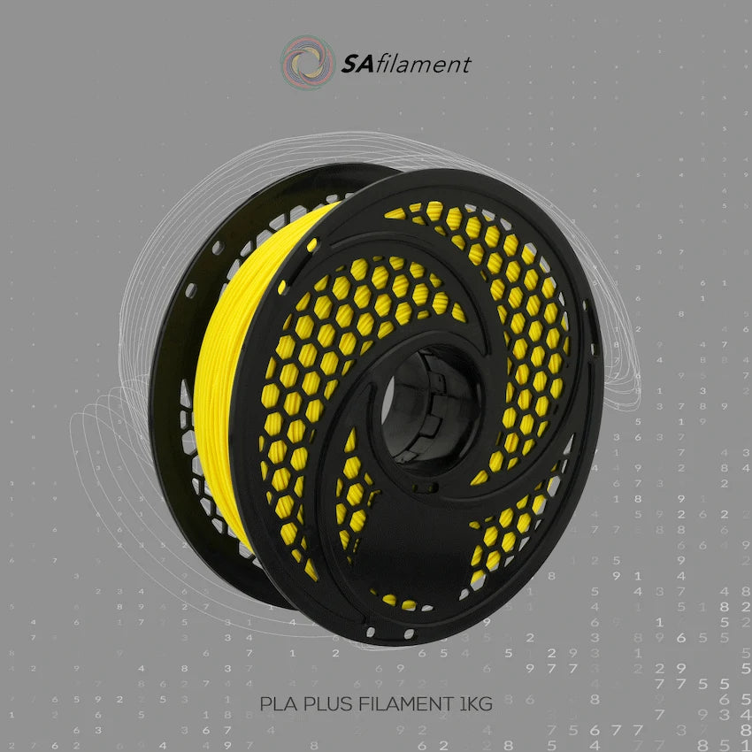SA Filament Devices SA Filament Silk PLA Plus Filament 1kg - Yellow