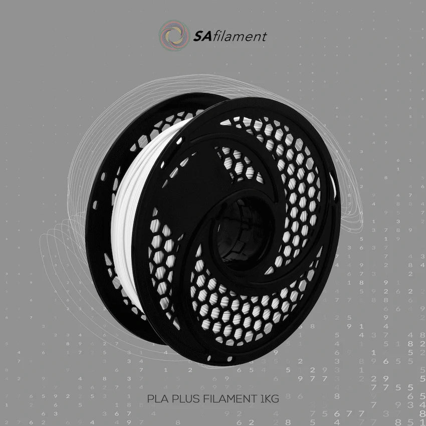 SA Filament Devices SA Filament Silk PLA Plus Gloss Filament 1kg - White