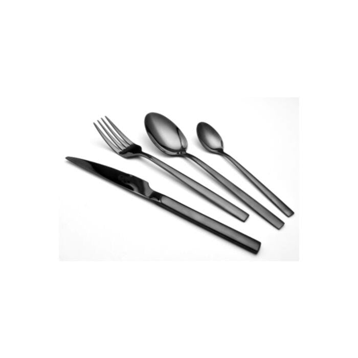 Salton Black 16pc Cutlery Set - SBC16