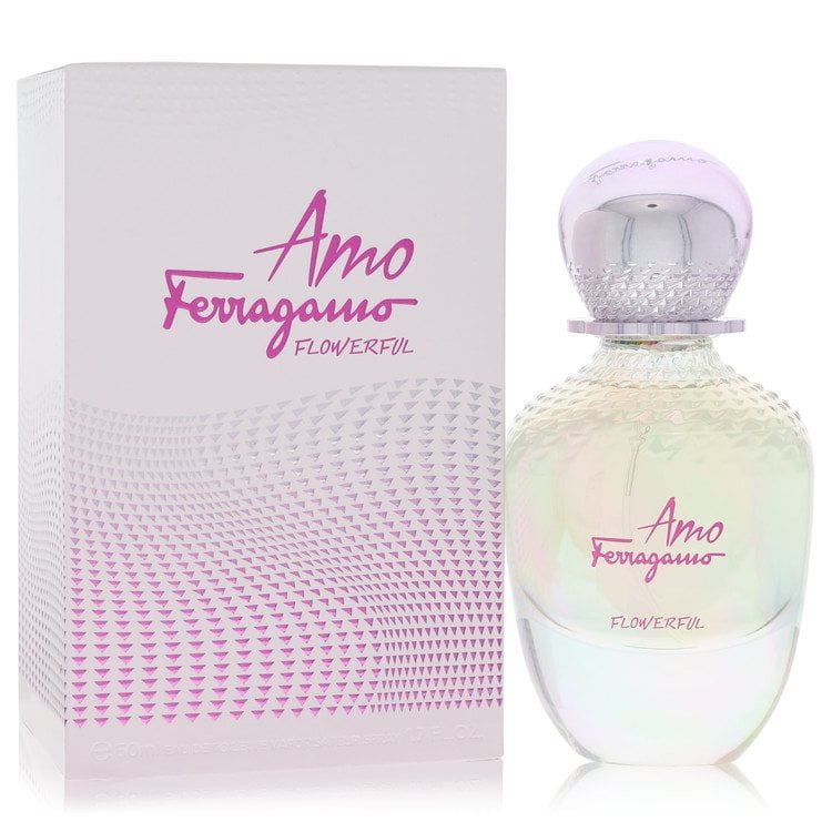 Salvatore Ferragamo Eau De Toilette Spray 1.7 oz Eau De Toilette Spray Amo Ferragamo Flowerful Eau De Toilette Spray By Salvatore Ferragamo