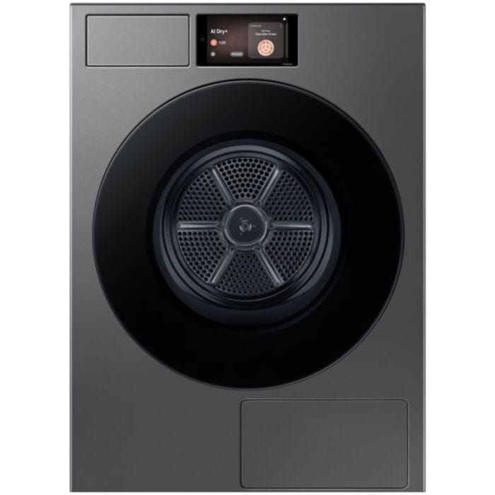 Samsung Samsung 17kg Dark Steel Bespoke AI Dryer - DV90F17CDSFA