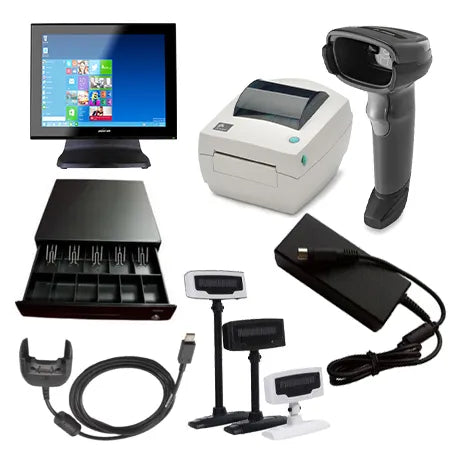 Poslab ''22'''' TFT LCD Panel; PCAP Multitouch Screen; Intel Core i3-1115G4; 8GB RAM/256GB SSD / LX300 Zebra scanner 1D/2D incl