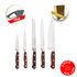 Snappy Chef 6pc Kitchen Knife Set - SCKS005