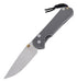 Chris Reeve Large Sebenza Glass Blasted Magnacut Double Gold Lug L31-1644-003