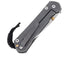 Chris Reeve Large Sebenza Glass Blasted Magnacut Double Gold Lug L31-1644-003