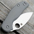 AWT Spyderco Sage 5 Lightweight or G10 Scales – Aggressive Agent Series - Contoured - Anodized Sniper Grey