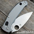AWT Spyderco Manix 2 Lightweight (LW) Scales – Aggressive Agent Series – Linerless – Shadow Chrome Anodized
