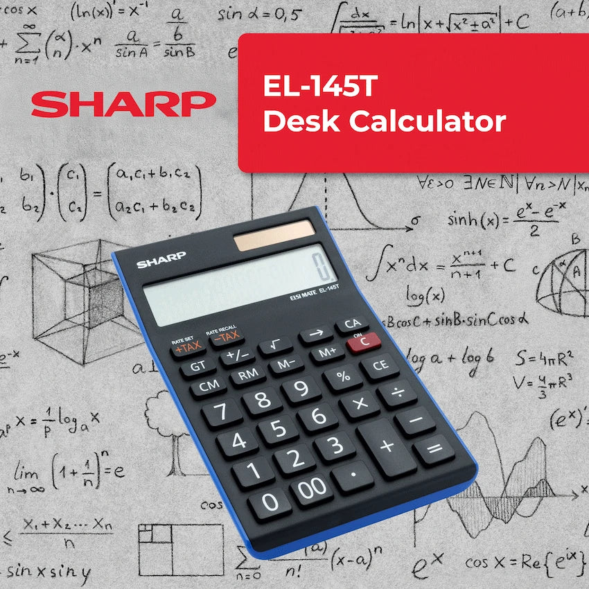Sharp Education and learning Sharp EL-145T Desk Calculator - 14 Digit Tax