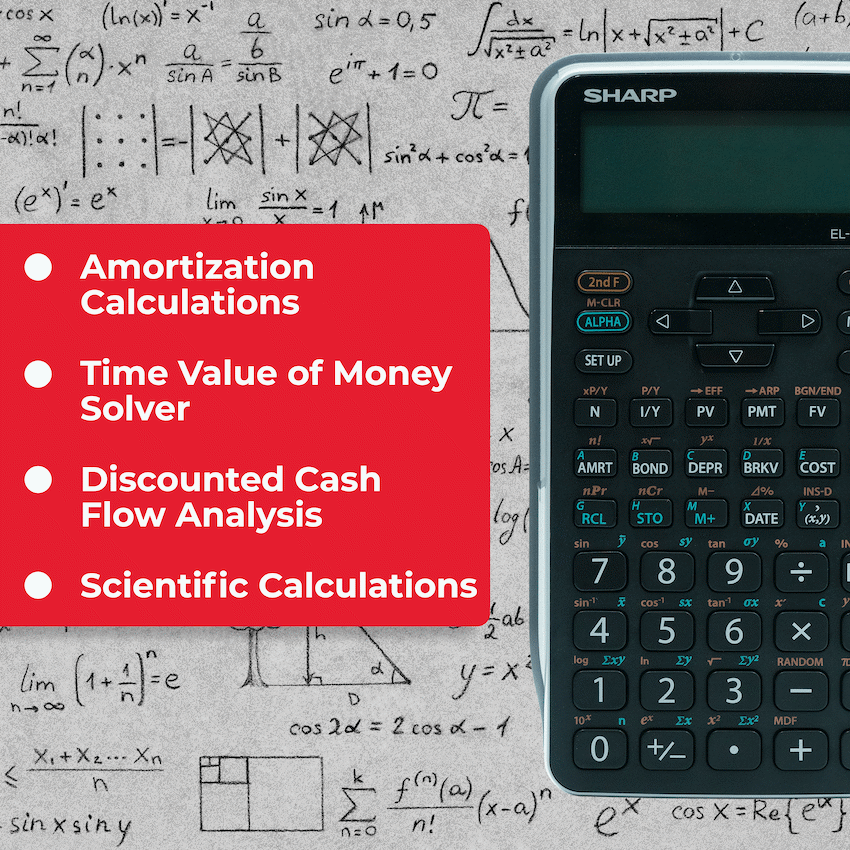 Sharp Education and learning Sharp EL-738 XTB - Advanced Financial Calculator NEW DESIGN