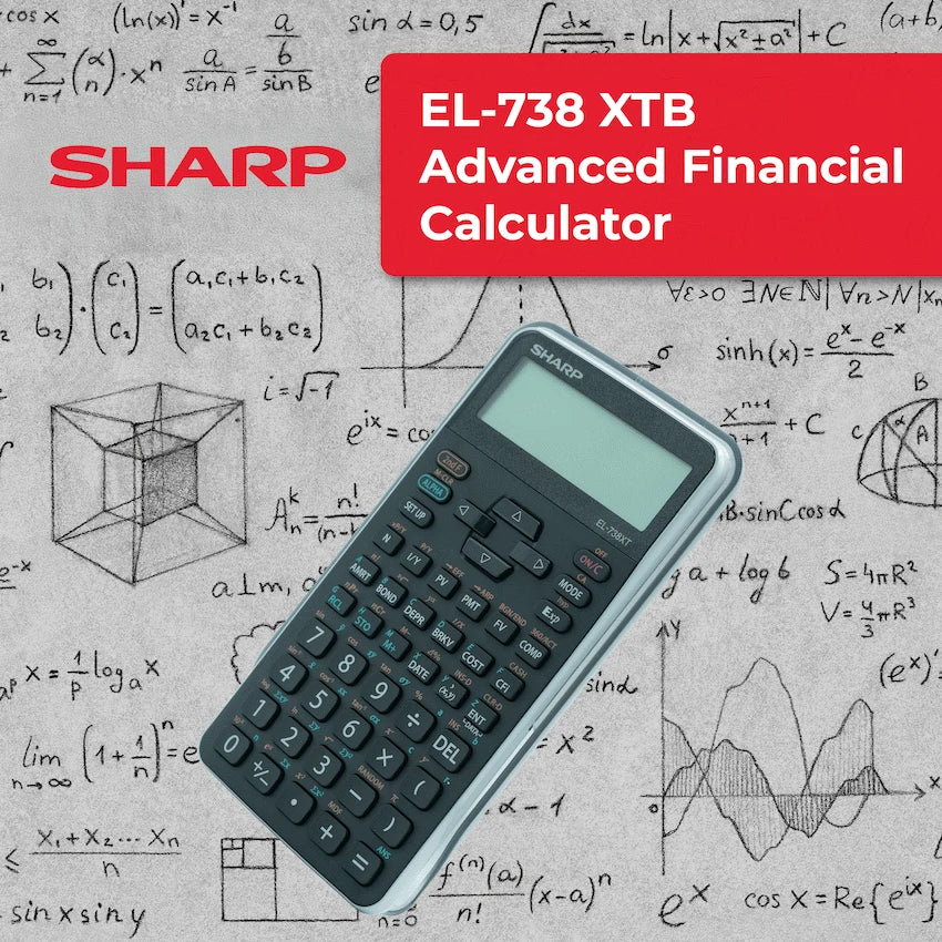 Sharp Education and learning Sharp EL-738 XTB - Advanced Financial Calculator NEW DESIGN