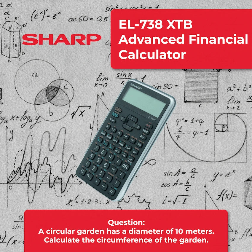 Sharp Education and learning Sharp EL-738 XTB - Advanced Financial Calculator NEW DESIGN