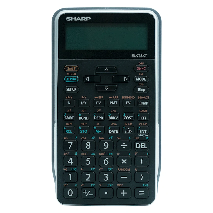 Sharp Education and learning Sharp EL-738 XTB - Advanced Financial Calculator NEW DESIGN