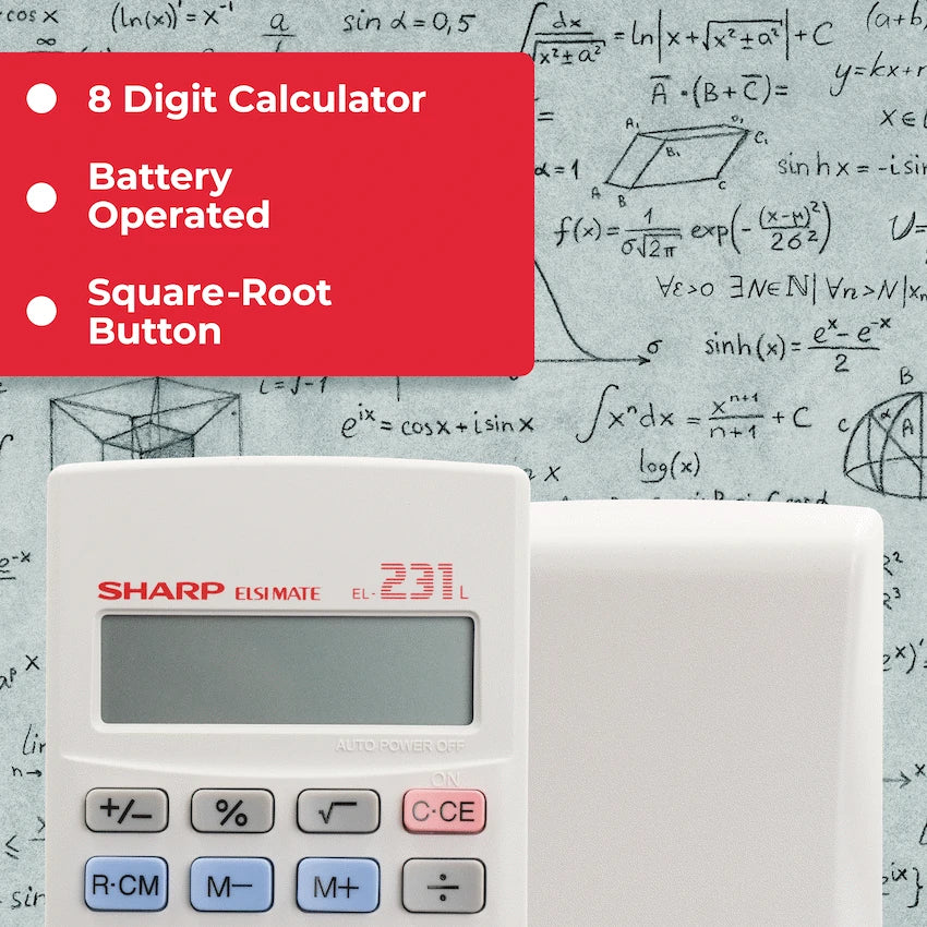 Sharp Education and learning Sharp EL231 LB Pocket Calculator