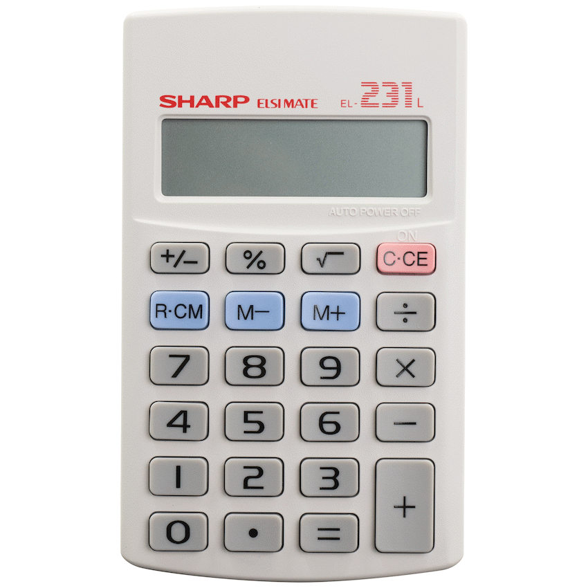 Sharp Education and learning Sharp EL231 LB Pocket Calculator