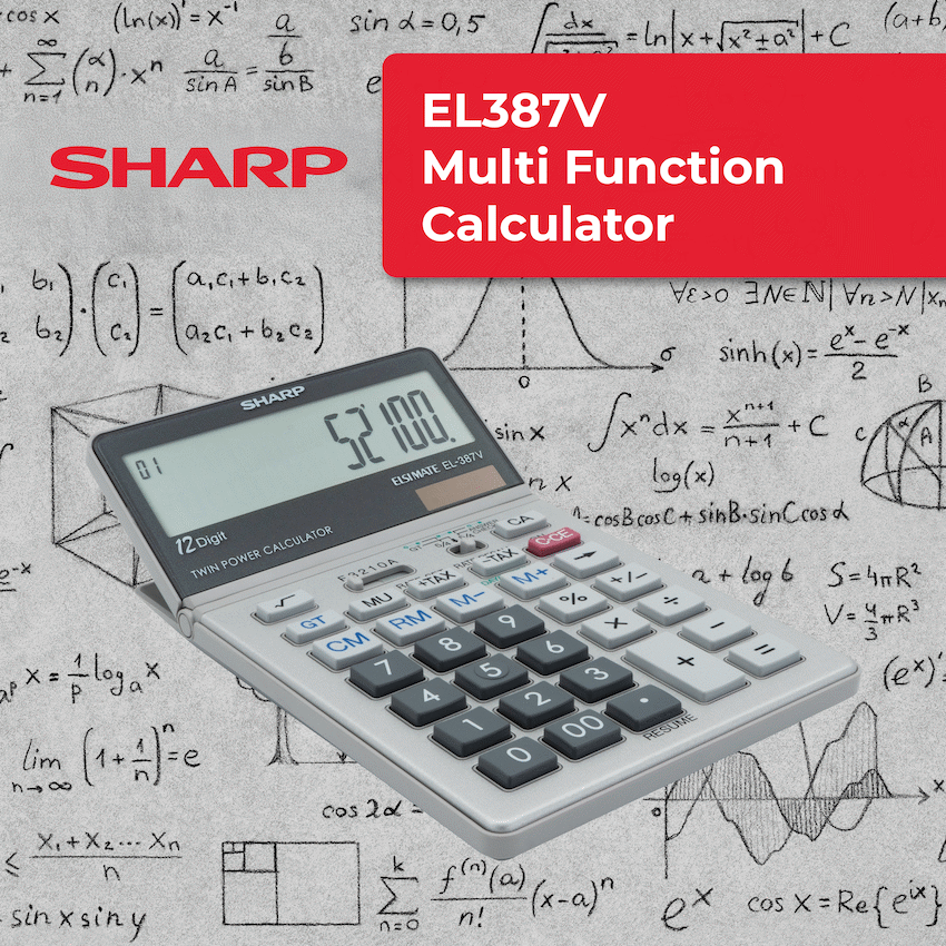 Sharp Education and learning Sharp EL387V Multi-Function Calculator