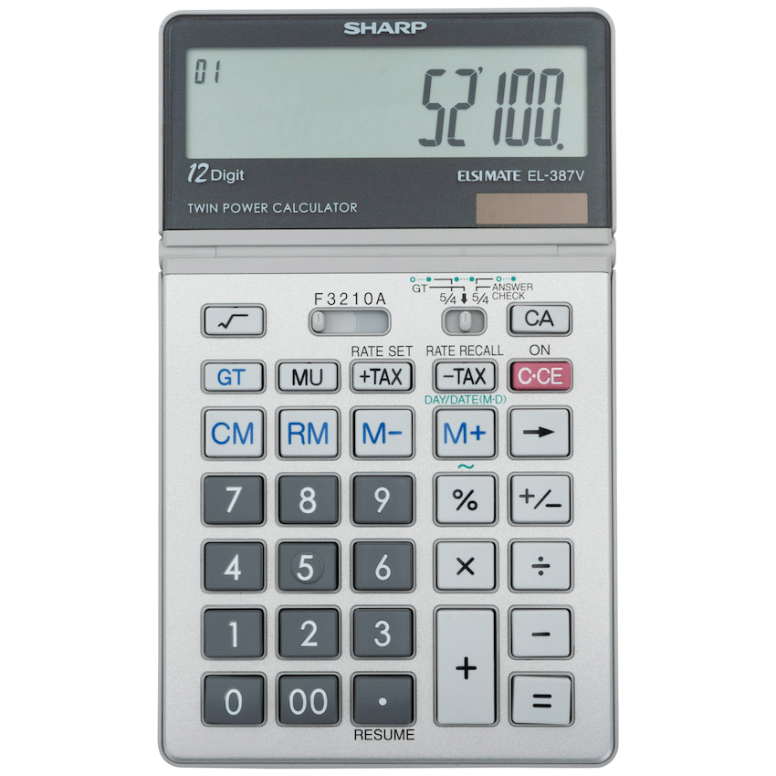Sharp Function Sharp EL387V Multi-Function Calculator – GUNMANSA