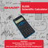 Sharp Education and learning Sharp EL535 Scientific Calculator - 422 Functions- Blue