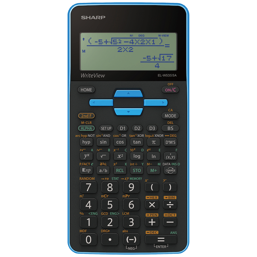 Sharp Education and learning Sharp EL535 Scientific Calculator - 422 Functions- Blue