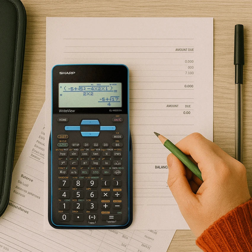 Sharp Education and learning Sharp EL535 Scientific Calculator - 422 Functions- Blue