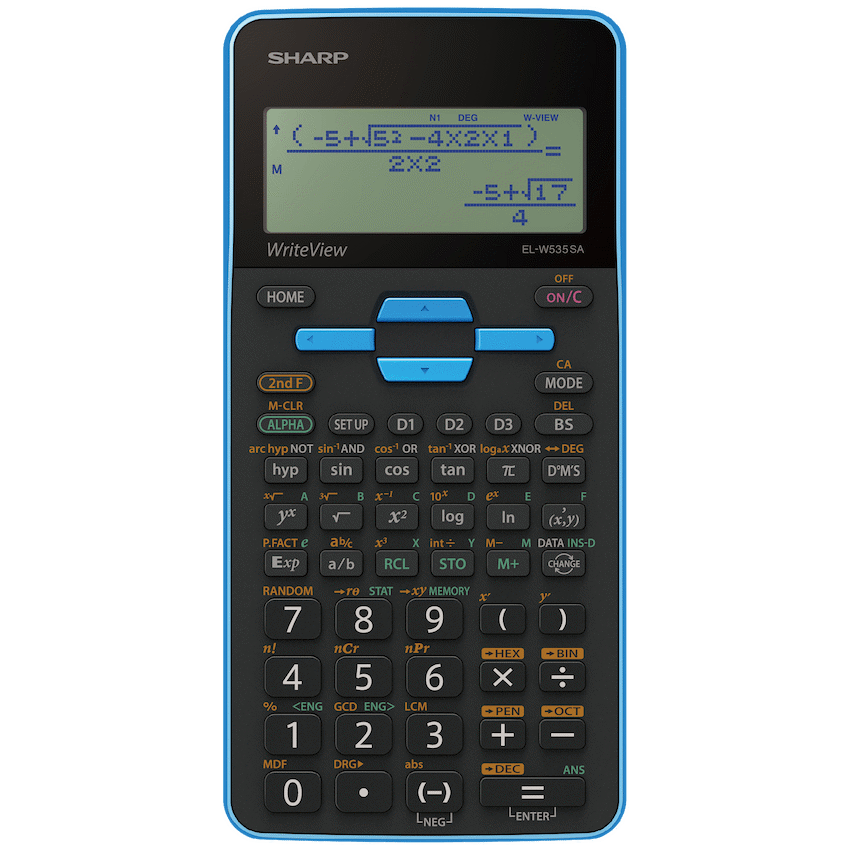 Sharp Education and learning Sharp EL535 Scientific Calculator - 422 Functions- Blue
