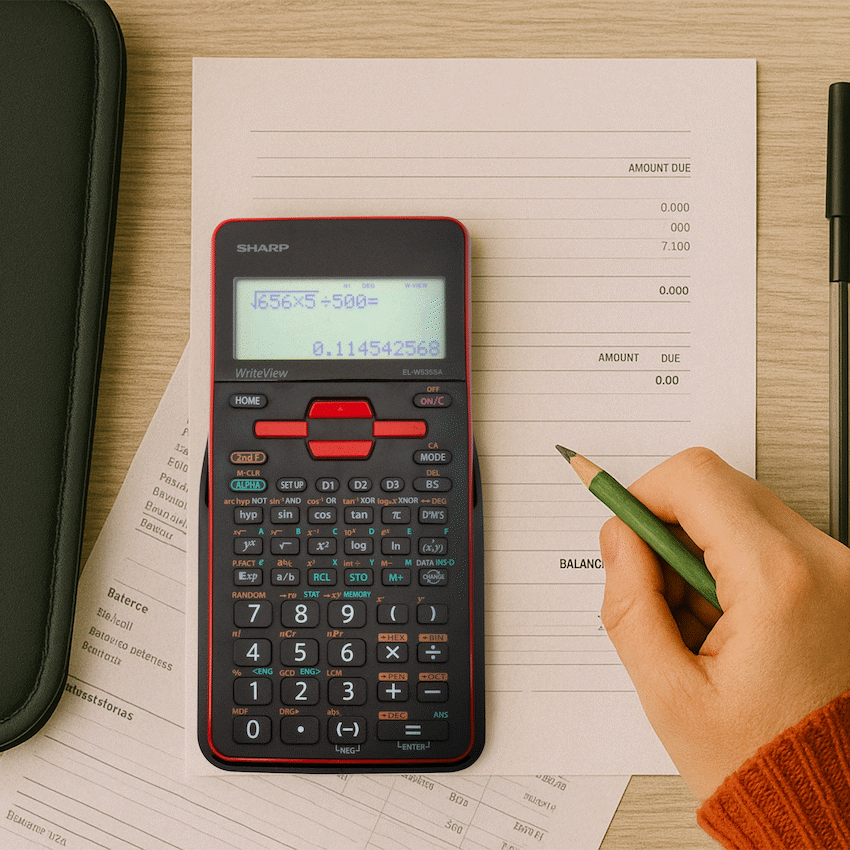 Sharp Education and learning Sharp EL535 Scientific Calculator - 422 Functions- Red