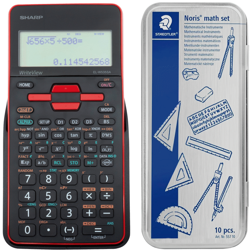Sharp Education and learning Sharp EL535 Scientific Calculator - 422 Functions- Red